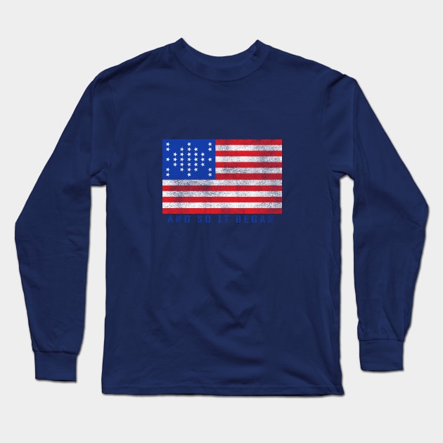 Fort Sumter Flag 1861 Long Sleeve T-Shirt by DDGraphits